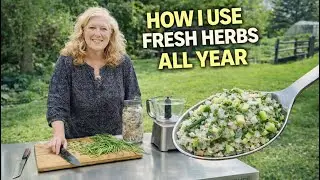 Making Herbal Salt Blends Outdoors | GARVEE 48x24 Inch Stainless Steel Table Review