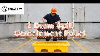 2 Drum Spill Containment Pallet-Jiangsu SFpallet