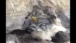 Live Landslide accident at coal mine