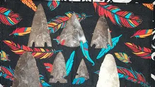 My Latest Flintknapped Peices #flintknapping #arrowheads #artist #art #hobby 