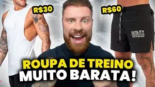 10 Peças INCRÍVEIS pra TREINAR que comprei GASTANDO MUITO POUCO $ | Moda Masculina