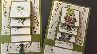 Wasserfallkarte basteln mit den „Filigranen Blumen“ von StampinUp!