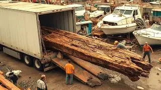 Salvaging Timeless Wood from a Deteriorating Vessel | A Craftsman's Passion for Restoration