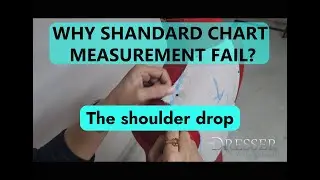 standard body measurement vs calculation. shoulder slope failure. shoulder minus chart. #blouse