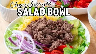 🍔🥗 РЕЦЕПТ ЧИЗБУРГЕРА В САЛАТНОЙ МИСКЕ | Как приготовить бургер-миску