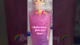 ASMR ✨Barbie Color Reveal 🌈Another Rainbow Galaxy Doll Series ✨🤩gorgeous  #shorts #oddlysatisfying