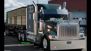 ATS flatbed 1.57v Papa load 95 ton. cement, plyboard , lumber and steel