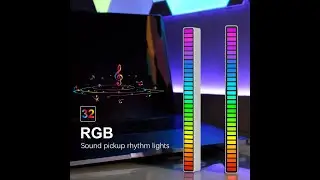 D08-RGB Colorful sound sensitive music Lights / D08-RGB LED Светлинен Еквалайзер, Цветомузика