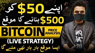 Turn $50 Into $500 With Bitcoin Next Move - Live Analysis | Bitcoin Price Prediction 2024 (Hindi)