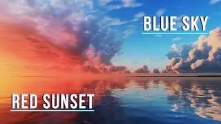 Why Is The Sky Blue And  The Sunset Red?
