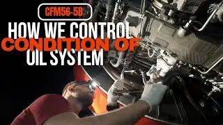 Oil distribution in Airbus A320 engine and how we check the condition of it.