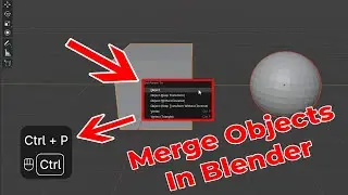 Quickly Merge Objects in Blender