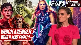 Which Avenger Would Jane's Thor Fight? Natalie Portman Thor: Love and Thunder Exclusive Interview