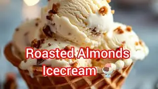 SugarFree Roasted Almonds Icecream For Diabetes and weightloss 😎#roastedalmondicecream