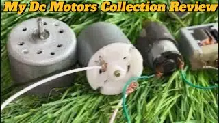 DC Motor Coreless Motor Micro Motor Review | Using In Science Project