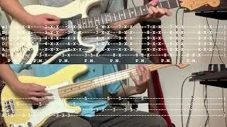 BENEE - Glitter (Guitar Cover & Bass Cover w/ Tabs)