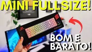 O melhor teclado FULL MINI SIZE Custo benef&iacute;cio - Teclado Mec&acirc;nico Redragon Ashe