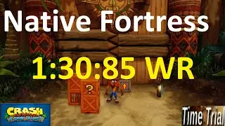 Crash Bandicoot 1 NST - Native Fortress 1:30:85 WR [PS4]