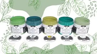 BIL // Les Verts Colorantic, Peinture &agrave; la craie/The Colorantic Greens, Chalk-based Paint