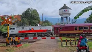 Level Crossing Indonesia | Palang Pintu Kereta Api | Januari2026 | Ka Fajar Utama Yk 