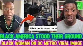 Black america React To BLACK WOMAN On METRO With R@cist Masked Wh!t Men In Washington DC On 4th July