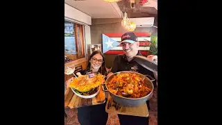 Mega Ollon 🍲🦐 Arroz con Mariscos A la Mesa Super Carga.. Da Pal Familion y el Arañon ❤️🇵🇷 el Mas Gra