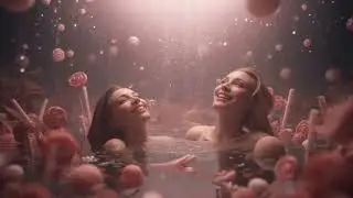 Mermaid Candyland | AI Visual Art