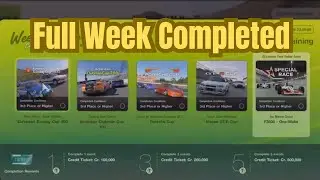 GT7 Weekly Challenges Week 1 | All 5 Races Completed (Full Rewards) | 4K