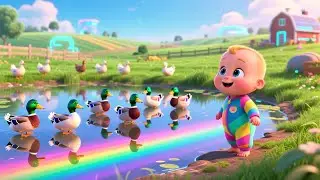 Farmyard Animals ABC 🐮🔤🍼 | Kids Fantasy Song | Learn ABC Letters and Happy Routines