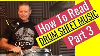 How To Read Drum Sheet Music Part 3😁