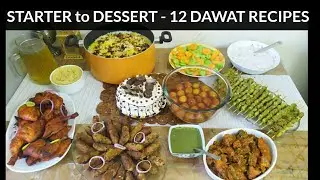 Birthday Dawat Preparation with 12 Recipes from Starter to Dessert ~ How to Plan & Prepare for Party
