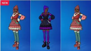 NEW BELLE BERRY Skin Showcase with icon series Dances & Emotes! Fortnite