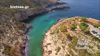 Zakynthos Greece | Aerial video of Limnionas Bay