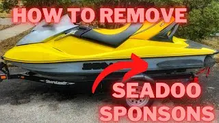 Как снять спонсоны Seadoo &mdash; GTX Supercharged 2003 года