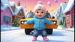 Snow Plow New Year Snowy Day | Fun Vehicles & Winter Nursery Rhyme for Kids | Baby Learning Song