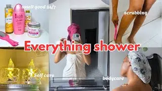 MY EVERYTHING SHOWER ROUTINE | Self Care, Skin Care + Body Care