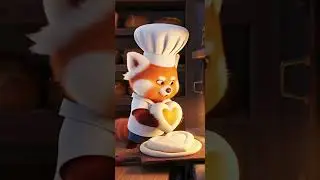 Paws of Dough #wholesomeshorts #redpanda #calmingstories #heartwarming  #bedtimeforkids