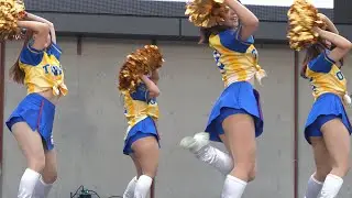 すばらしい！ ダイナミックでキュートなSCチアーズ 、全員でステージ・パフォーマンス　宮フェス2025　Special Thanks! Cute SC Cheers