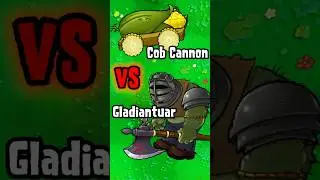 Gladiantuar VS Cob Cannon | Plants VS Zombies DLC Mod