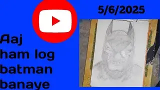 Aaj Batman ki drawing banaen