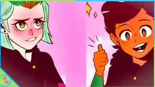 Amity Develops A CRUSH On LUZ | The Owl House Comic Dub (Lumity/Comedy)