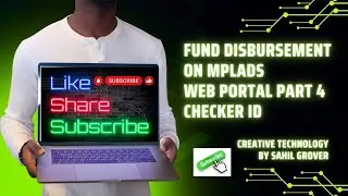 Fund Disbursement on MPLADS Web Portal Part 4 | Checker ID