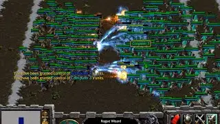100 Orc Warlock Without Upgrade vs 100 Rogue Wizard