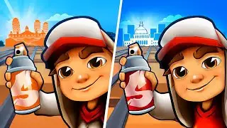 Subway Surfers San Francisco 🆚 Subway Surfers Winter Holiday, Subway Surfers Map Comparison