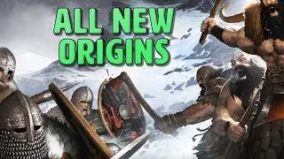 All New Origins in Battle Brothers Warriors of the North (Custom Campaign Starts)