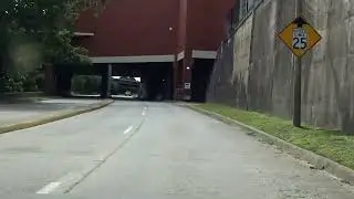 Driving through downtown Little Rock, AR eastbound