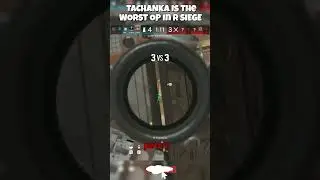 TACHANKA Is The WORST OP In SIEGE X  #shorts #r6siege #r6clips #rainbowsix #gaming