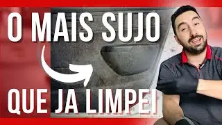 COMO LIMPAR PLÁSTICO INTERNO DO CARRO | Mesmo Muito Sujo !