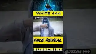 white 444 face reveal in real life me #freefire #white444yt #facereveal