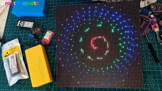 Matrix RGB LED P3 64x64 Test Aurora